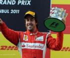 Фернандо Алонсо - Ferrari - Стамбул, Турция Grand Prix (2011) (3-е место)